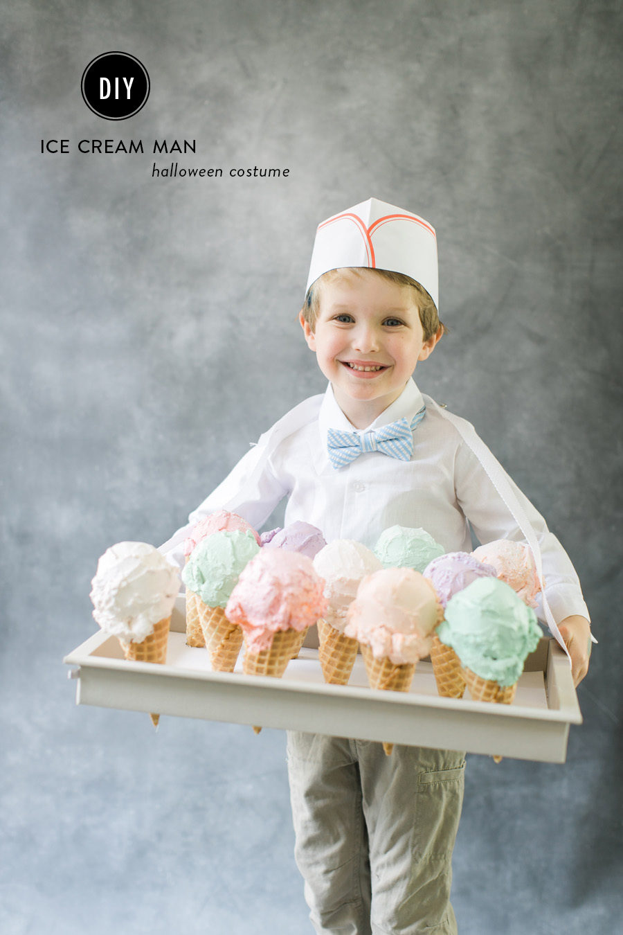 with spackle styrofoam a little paint and a paper hat your kiddo will be serving up delicious treats come halloween and for even more costume ideas