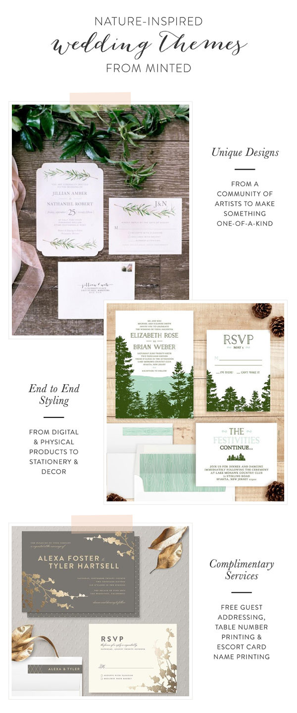 Nature-Inspired Wedding Themes from Minted