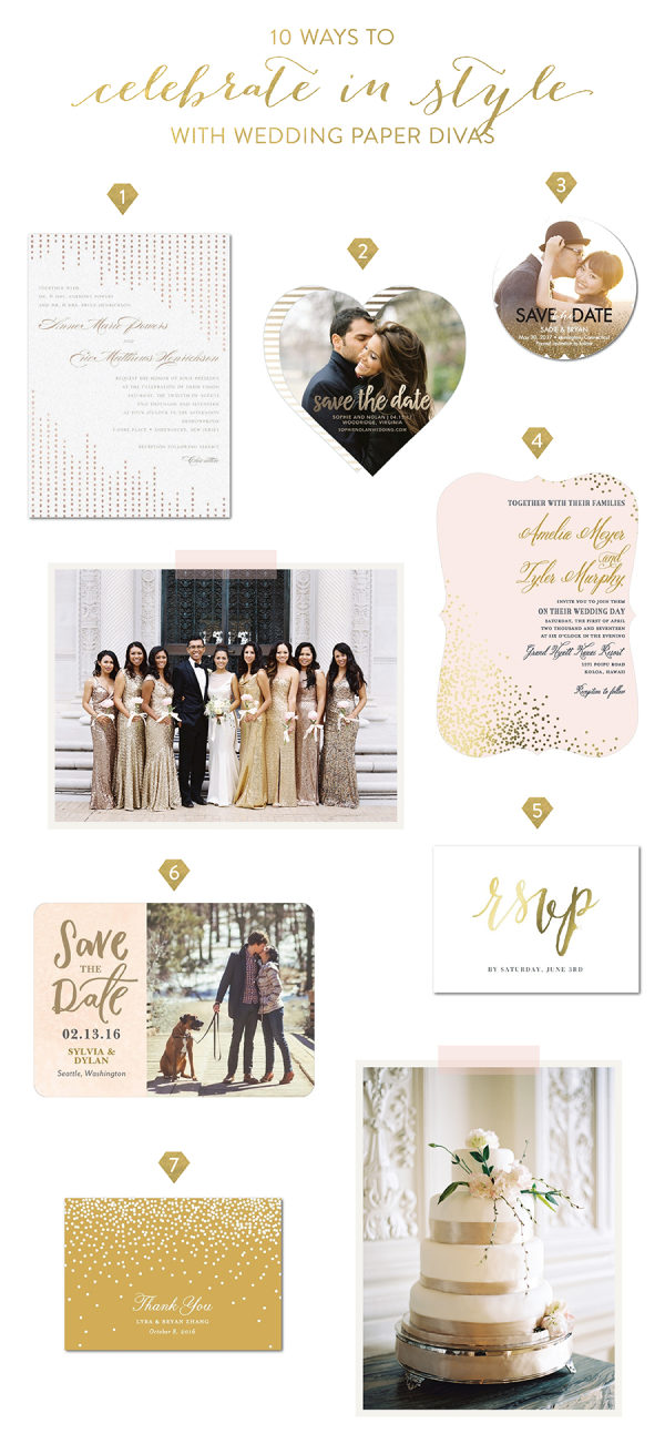 10 Ways to Celebrate in Style with Wedding Paper Divas