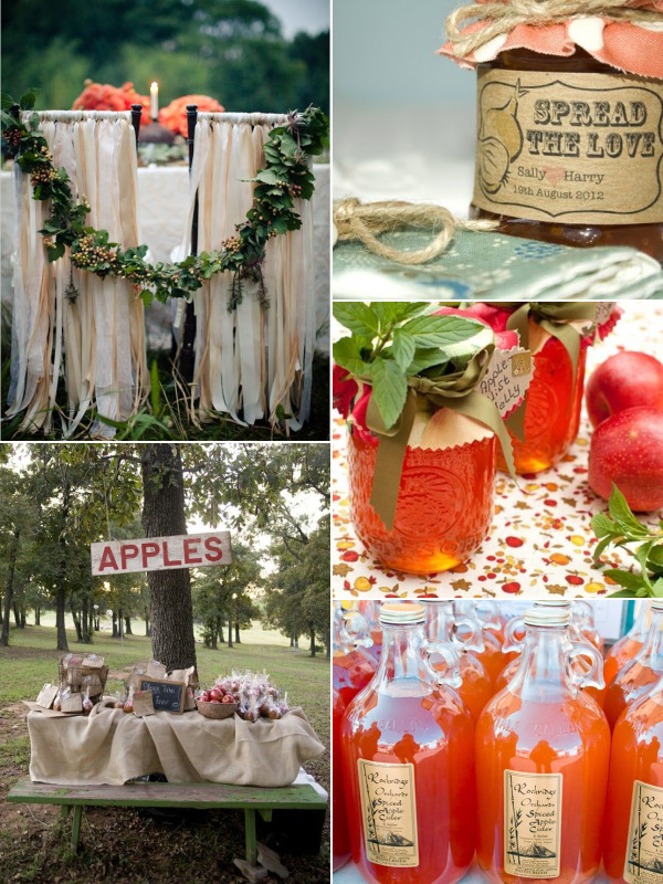 Autumn Wedding Favours