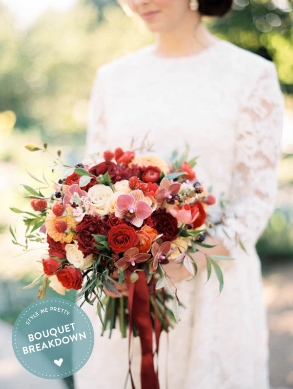 Bouquet Breakdown: European-Inspired Garden Wedding