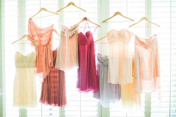 Miss-matched bridesmaids