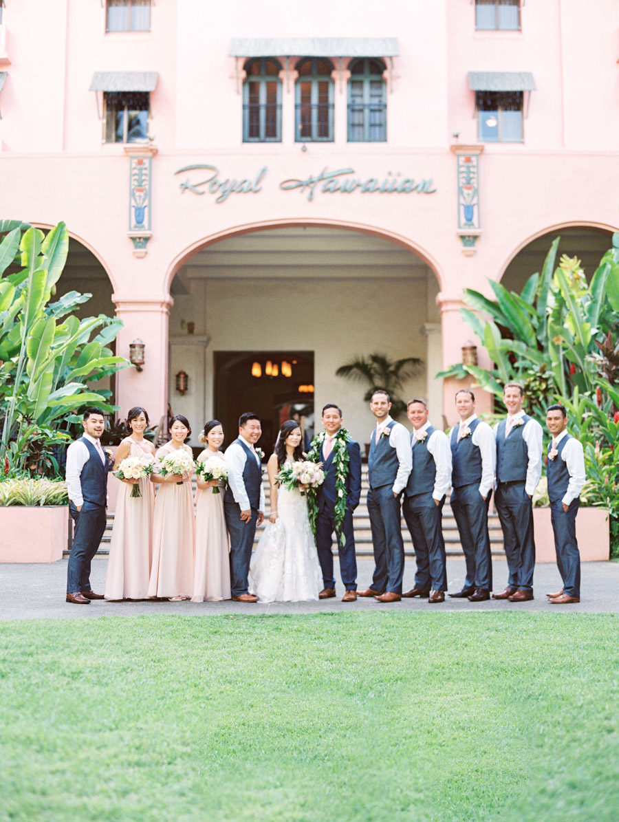 Elegant Outdoor Royal Hawaiian Wedding